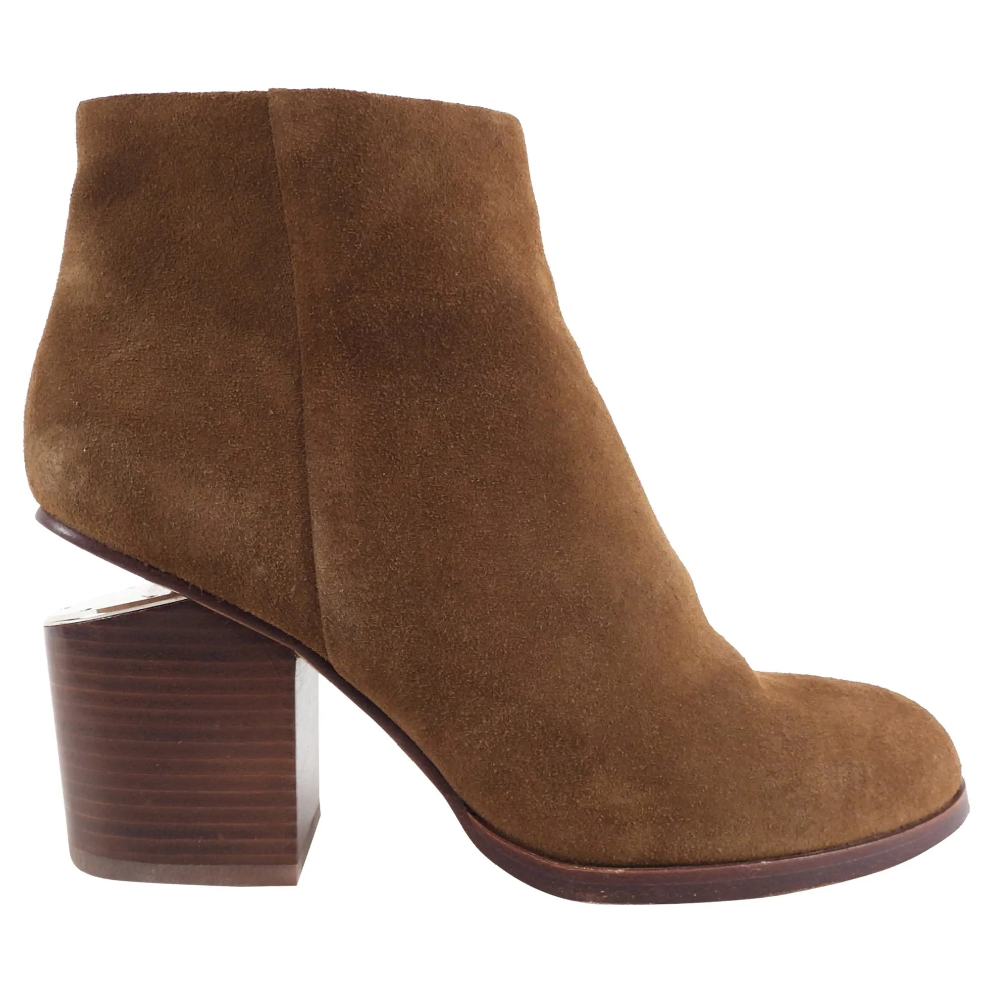 Alexander Wang Brown Suede Ankle Boot - 8