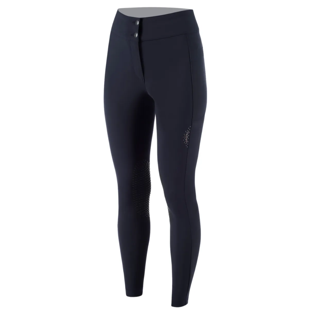 Animo 'Nuvelin' High Rise Breeches in Navy - Women's IT 36 (US 22)