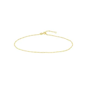 Aura by Martin Binder Figaro Chain Anklet