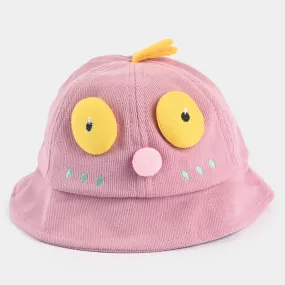 Baby Character Hat 9M  | Light Pink