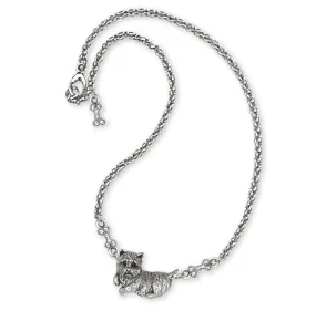 Cairn Terrier Ankle Bracelet Jewelry Sterling Silver Handmade Dog Ankle Bracelet CR5-A