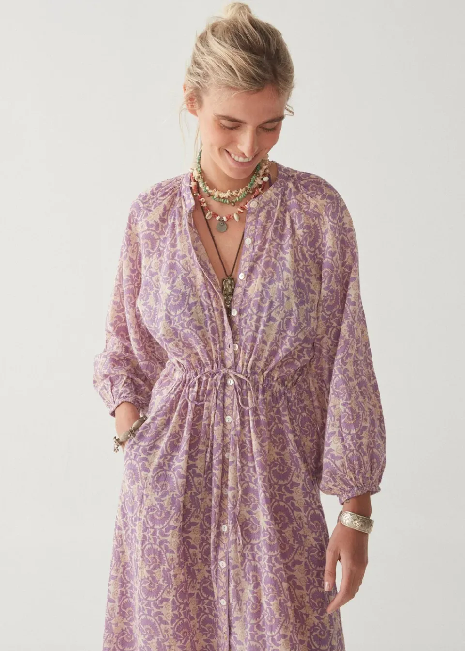 Casilda Dress -- Purple Rain