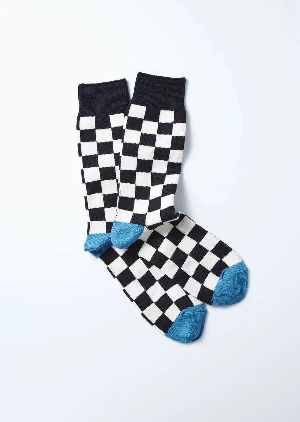 Checkerboard Crew Socks