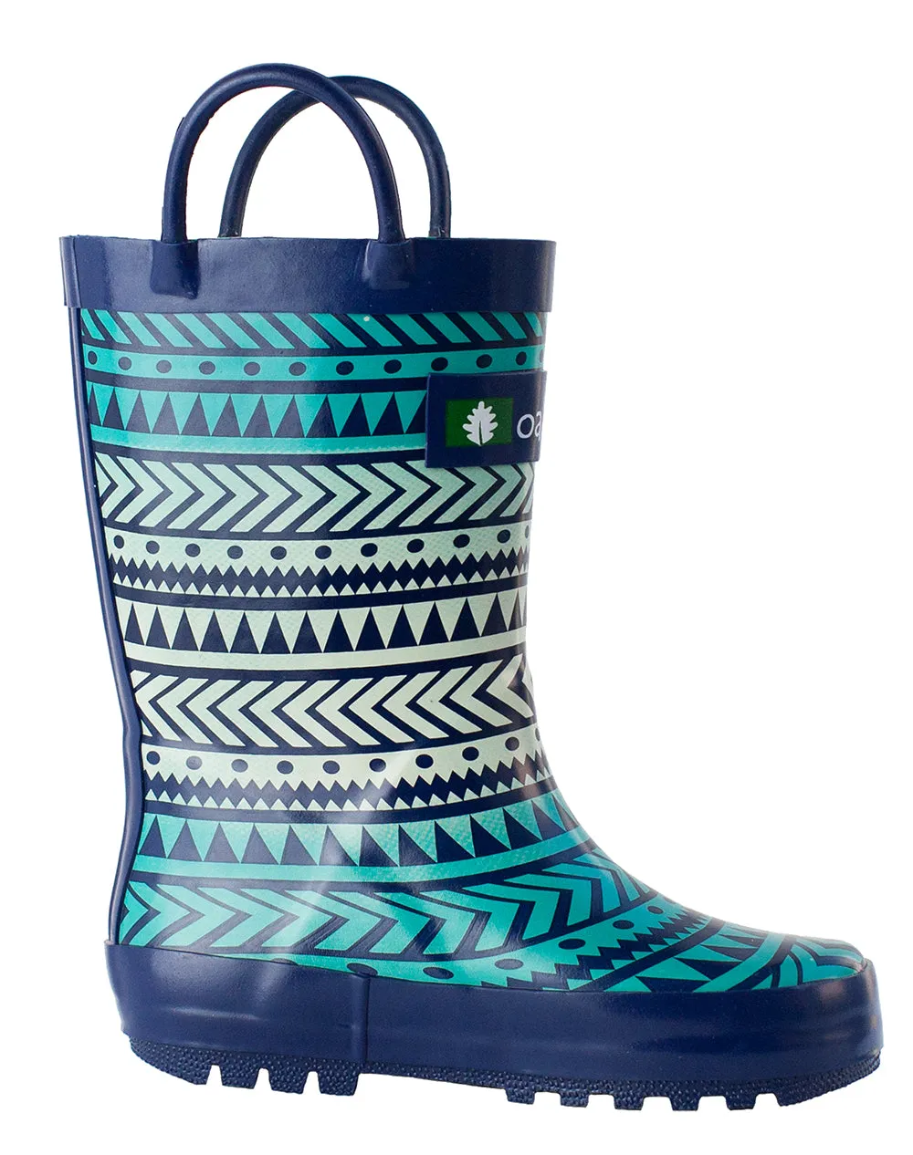 CHILDREN’S RUBBER RAIN BOOTS, TRIBAL