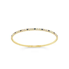 Clara by Martin Binder Blue Diamond Stacking Bangle Bracelet (1.22 ct. tw.)