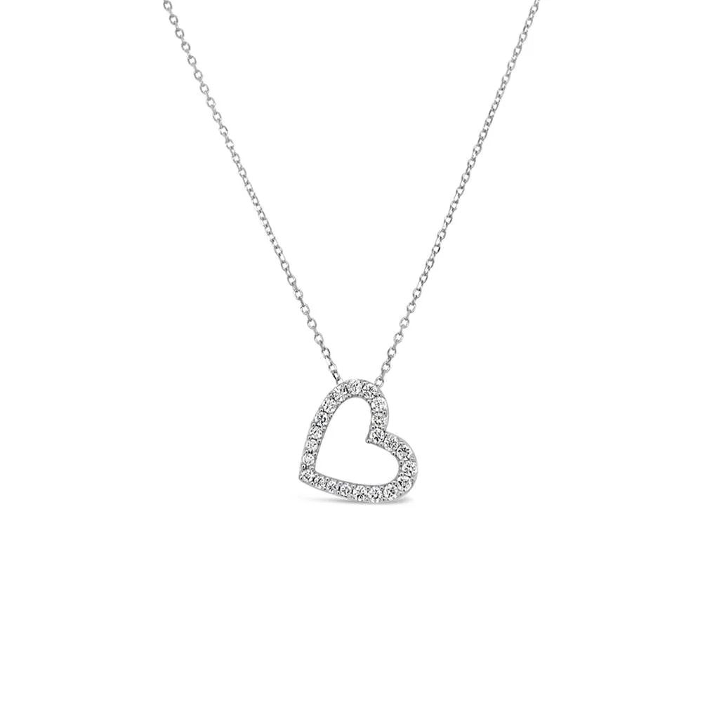 Clara by Martin Binder Diamond Heart Pendant Necklace (0.26 ct. tw.)