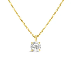 Clara by Martin Binder Round Diamond Solitaire Necklace (1.57 ct. tw.)