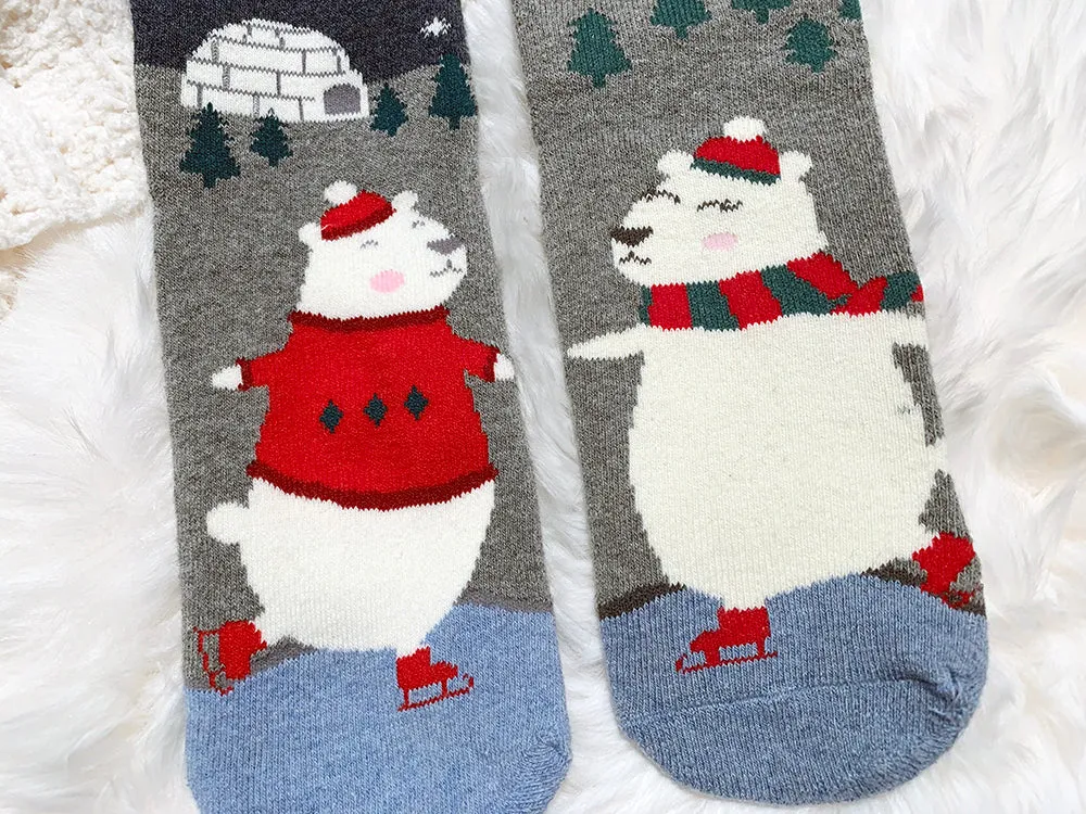 Cozy Cotton Socks - Polar Bear