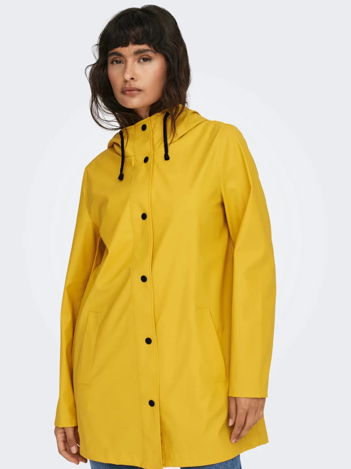 Ellen Raincoat - Yolk Yellow