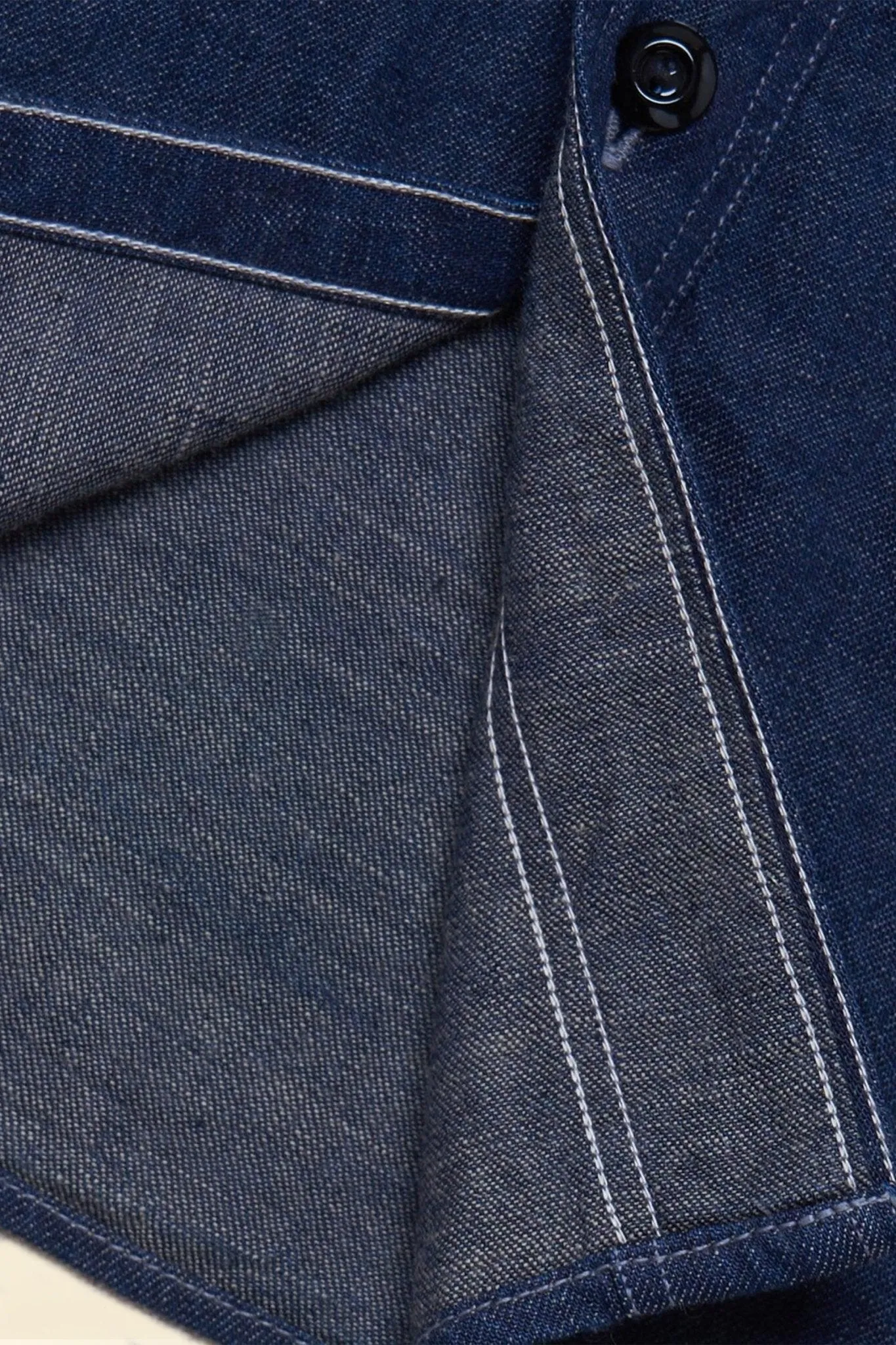 Fullcount Denim Work Shirt - Indigo