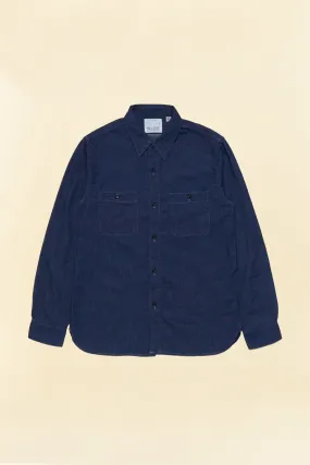 Fullcount Denim Work Shirt - Indigo