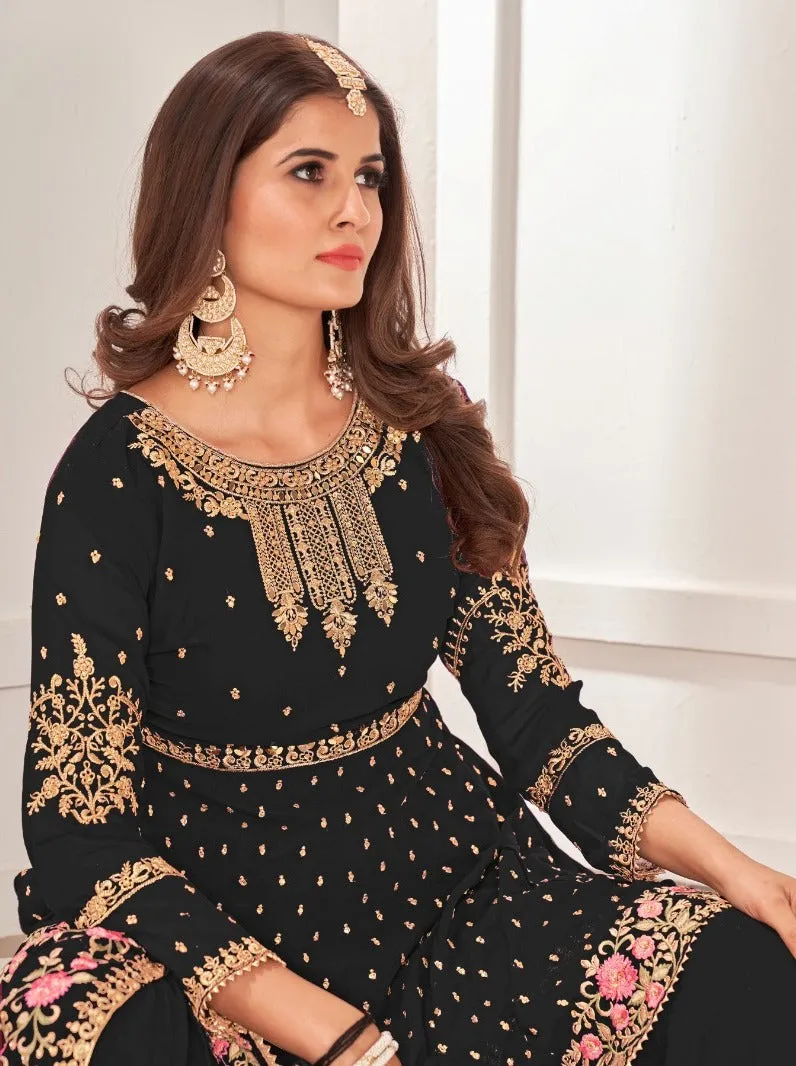 Heavy Pakistani Style Sharara Suit - Buy Now