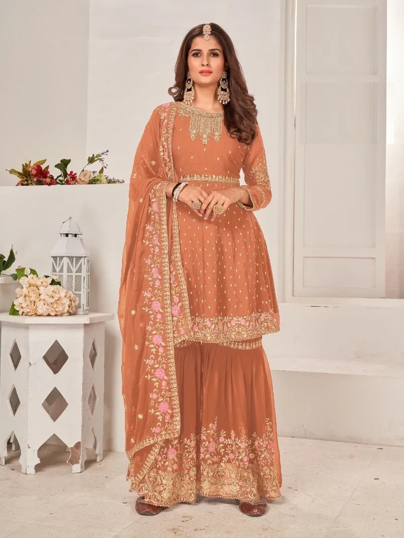 Heavy Pakistani Style Sharara Suit - Buy Now