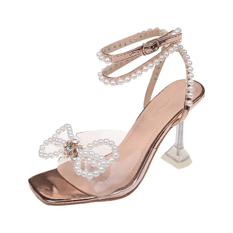 High-Heel Ankle Strap Sandals cc9