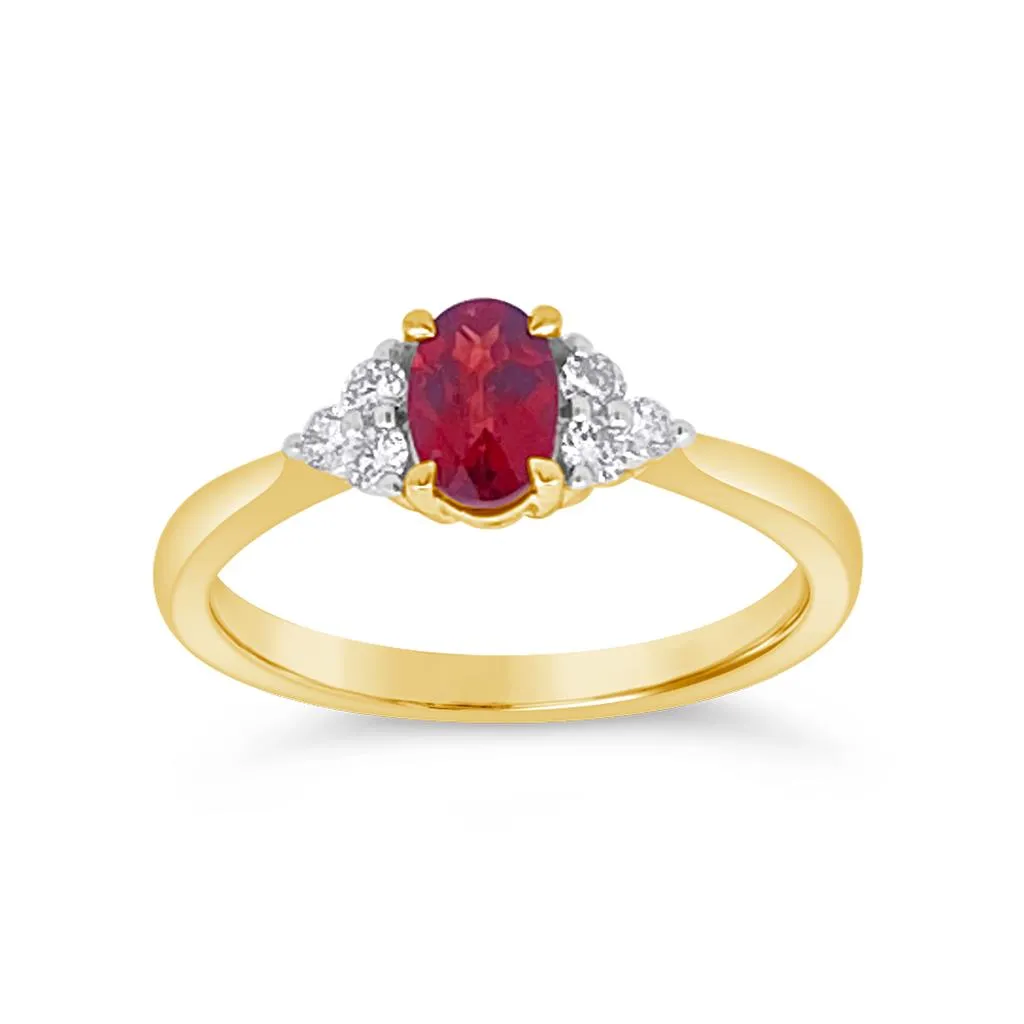 Irisa by Martin Binder Garnet & Diamond Accent Ring