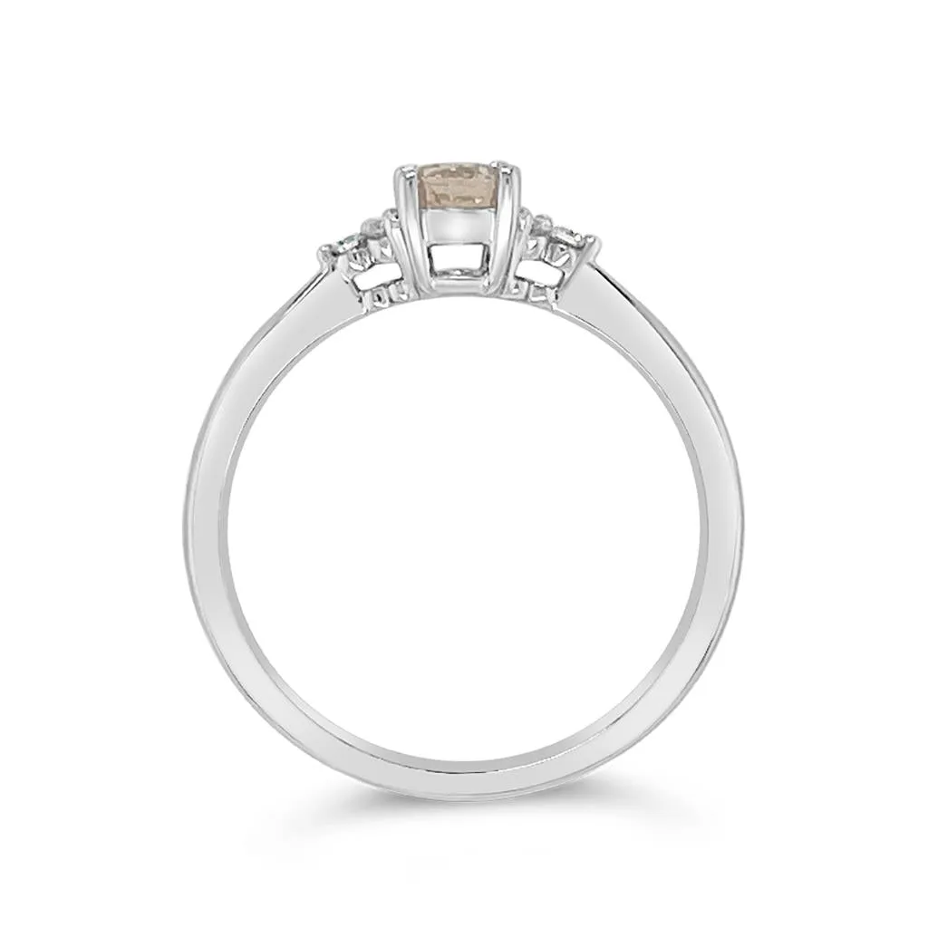 Irisa by Martin Binder Morganite & Diamond Accent Ring