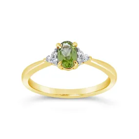 Irisa by Martin Binder Peridot & Diamond Accent Ring