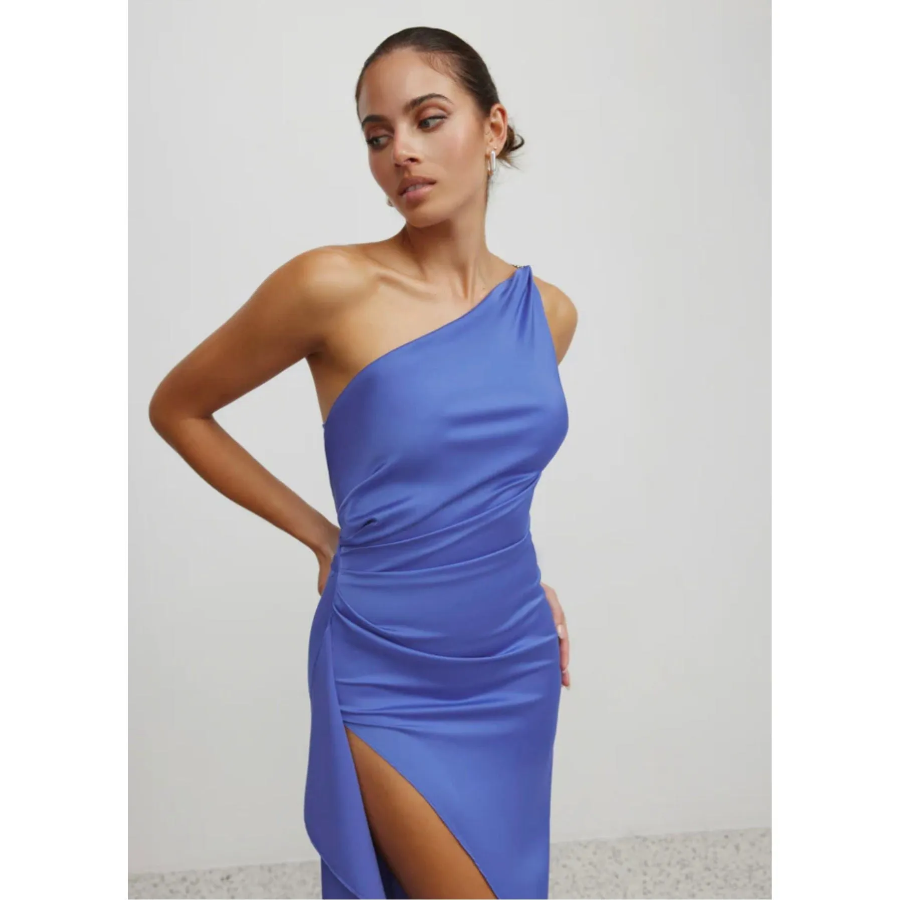 Lexi Samira Dress - Pacific Blue