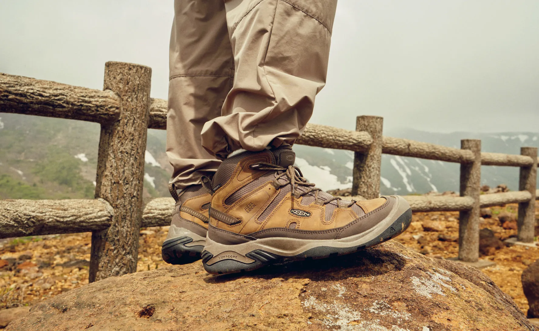 Men's Circadia Waterproof Boot  |  Dark Olive/Potters Clay