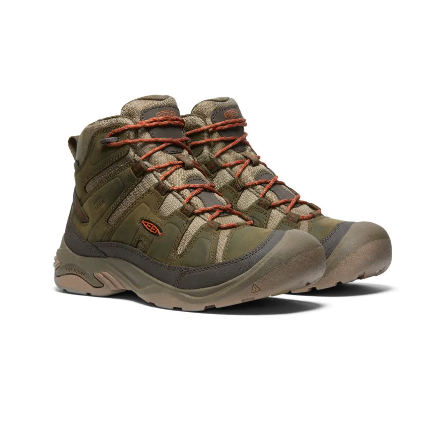 Men's Circadia Waterproof Boot  |  Dark Olive/Potters Clay