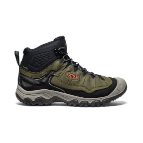 Men's Targhee IV Waterproof Hiking Boot  |  Dark Olive/Gold Flame