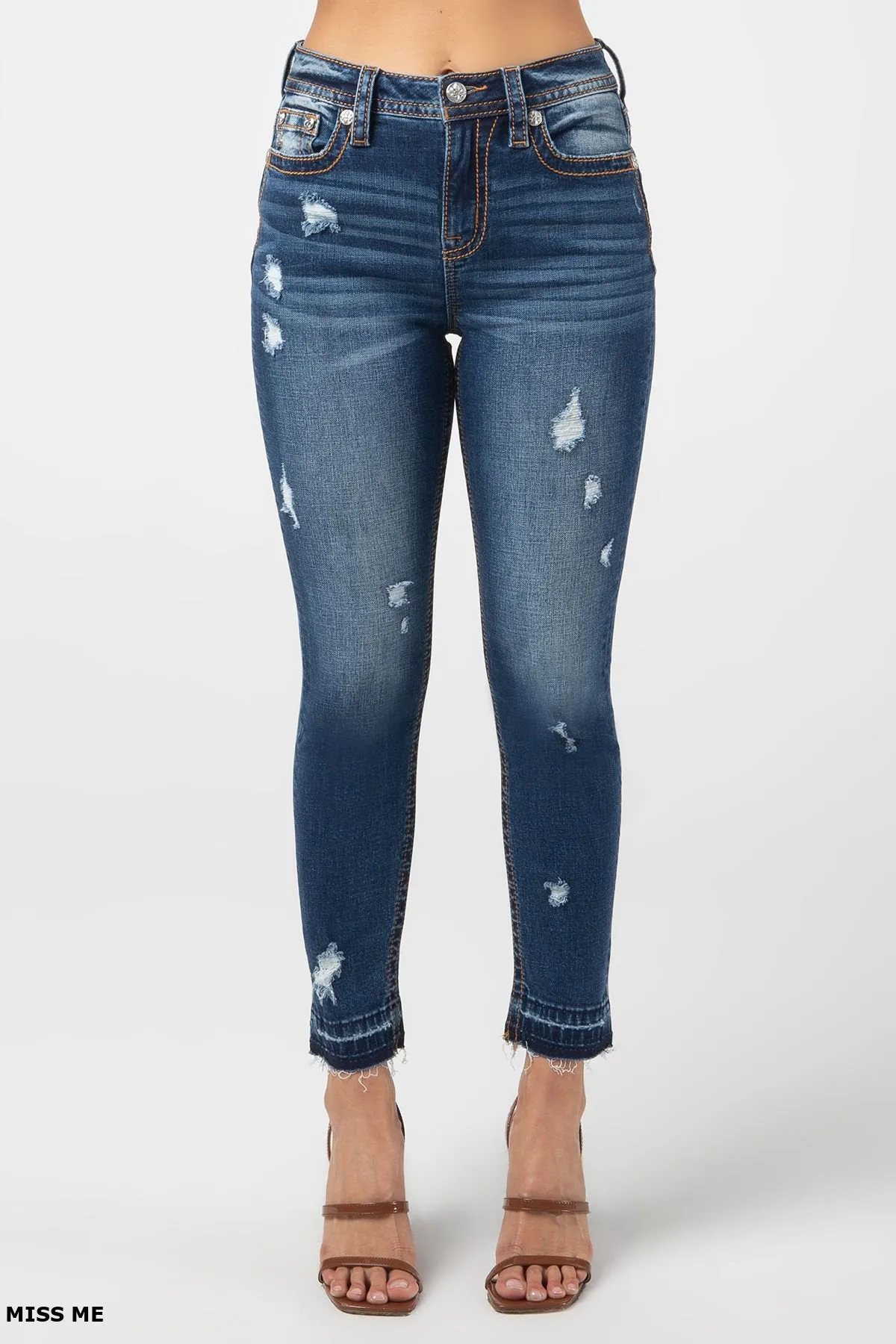 Miss Me - High-Rise Ankle Skinny