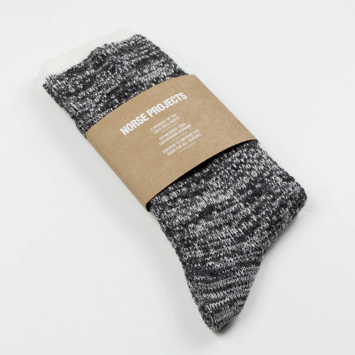 Norse Projects - Bjarki Blend Socks - Mouse Grey