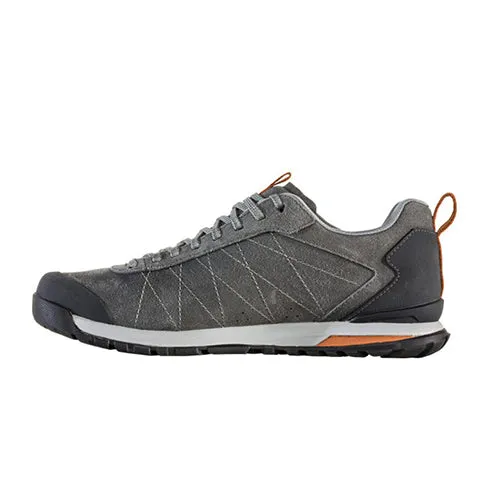 Oboz Bozeman Low Leather Lace Up Trail Shoe (Men) - Charcoal