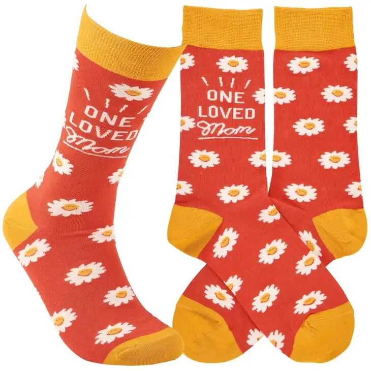 One Loved Mom Socks