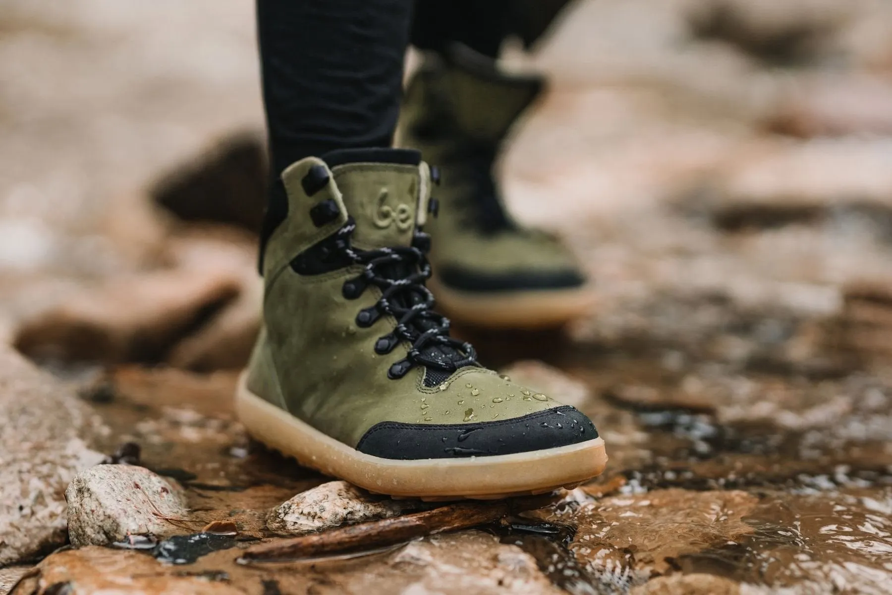 Ranger Army Green Vandringsskor, Stl 33-47