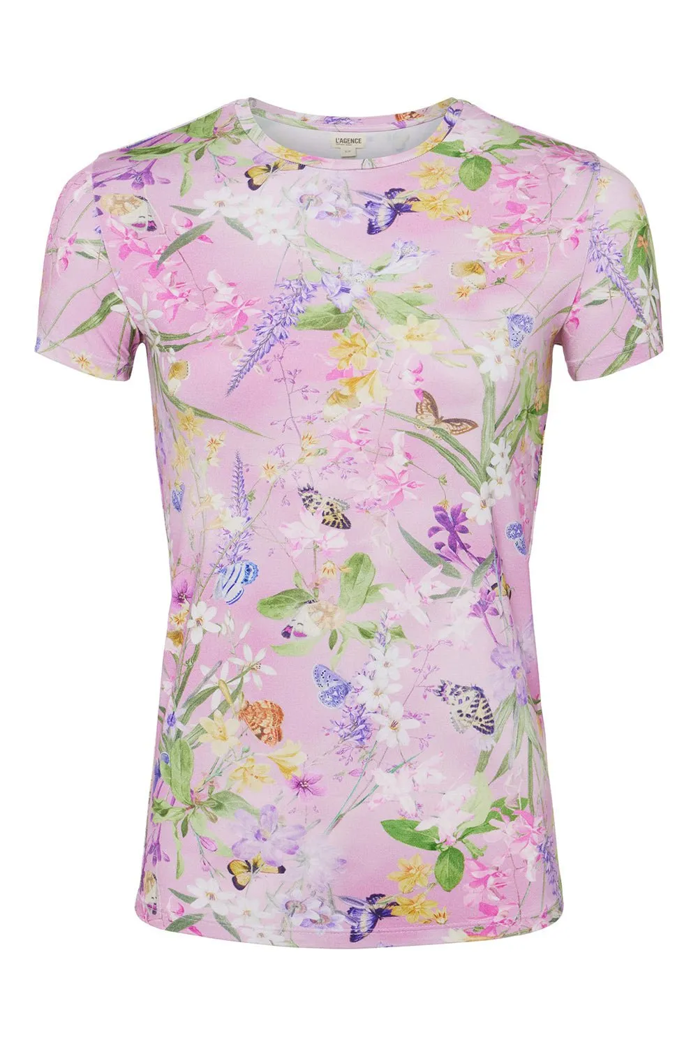 Ressi Tee - Lilac Snow Botanical Butterfly