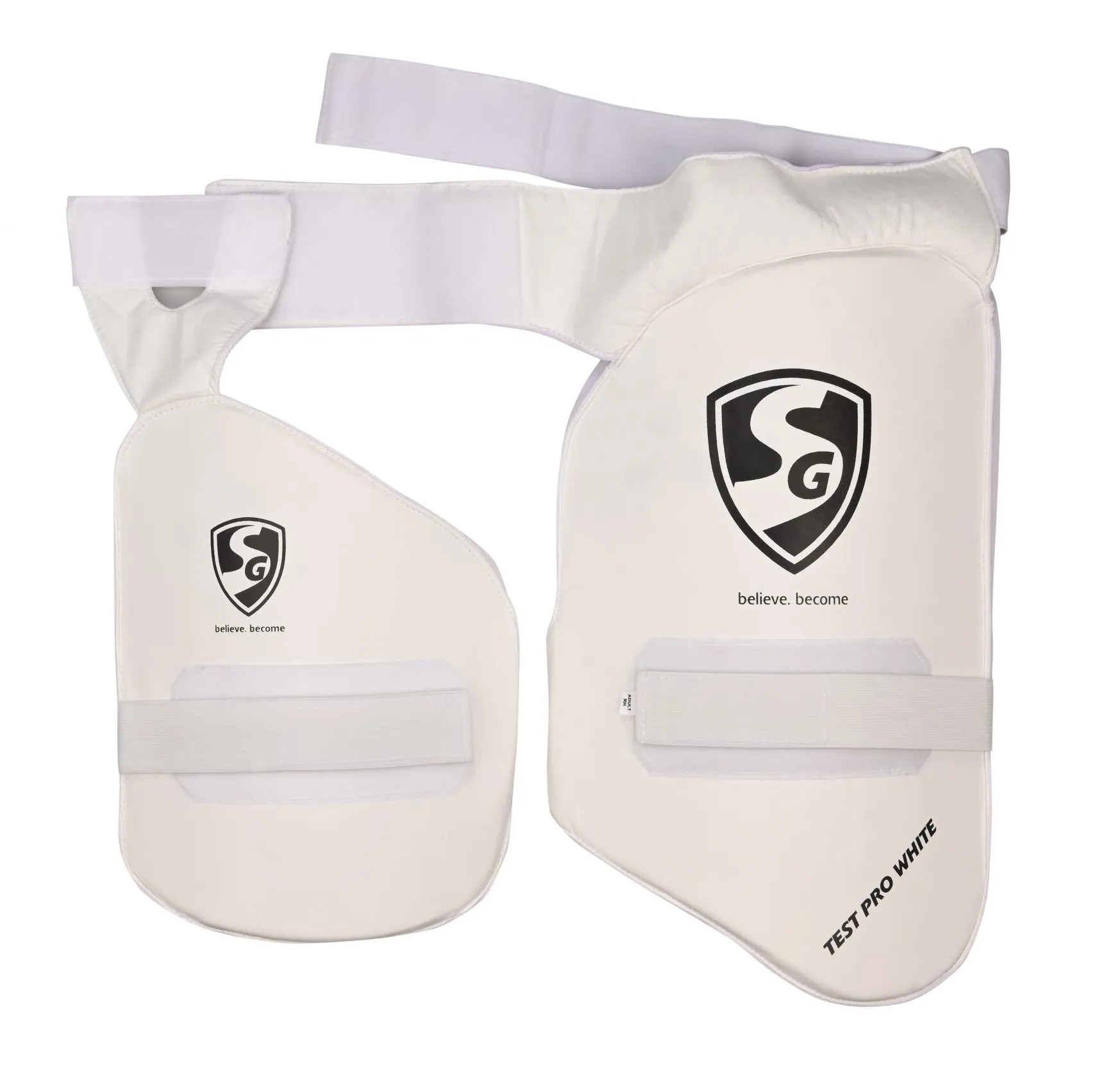 SG Test Pro Thigh Pad (Combo) White