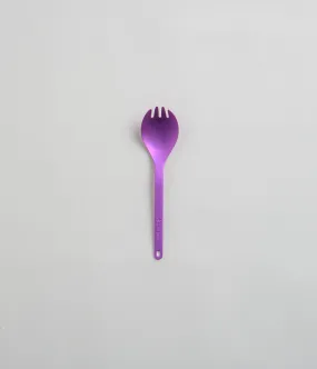 Snow Peak Titanium Spork - Purple Anodized