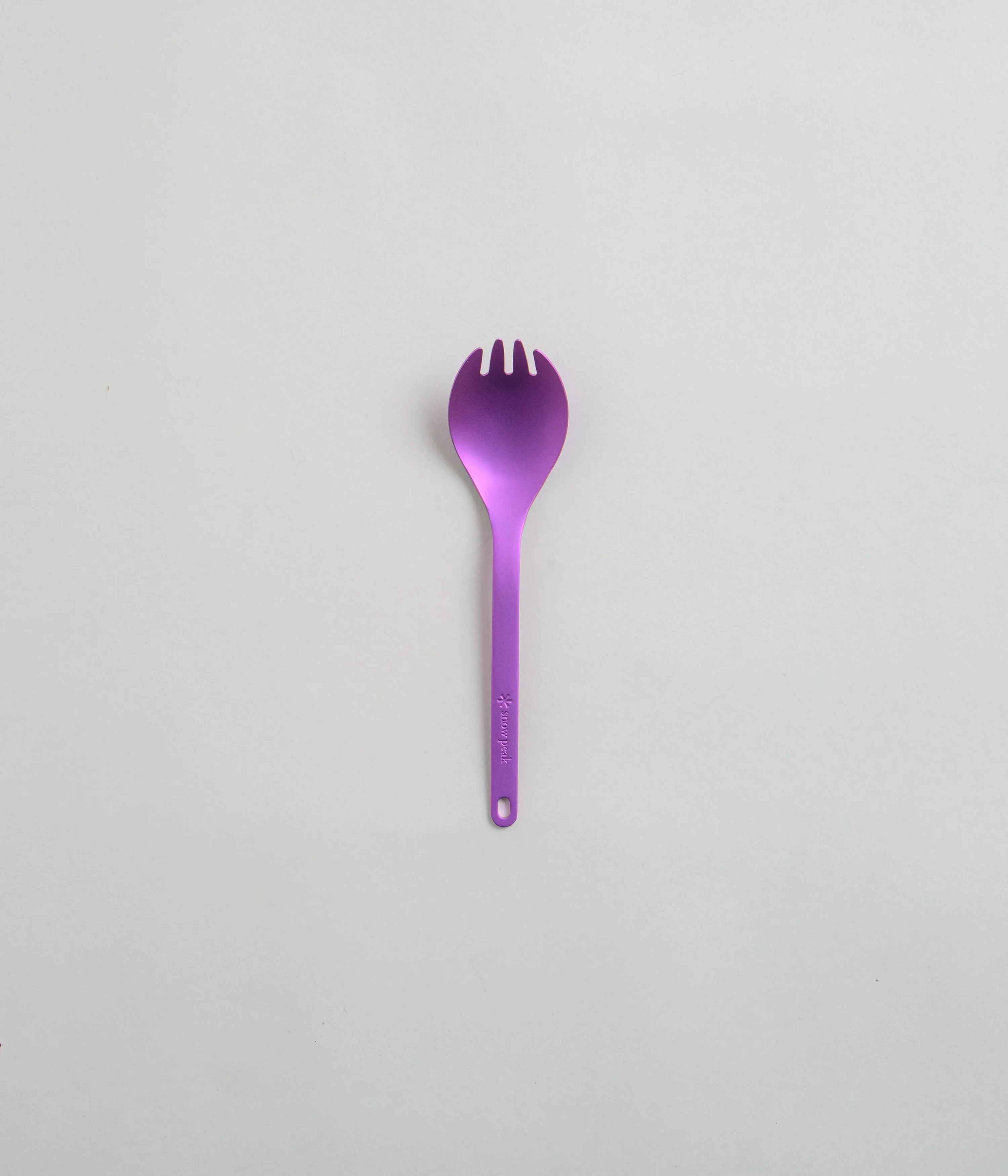 Snow Peak Titanium Spork - Purple Anodized