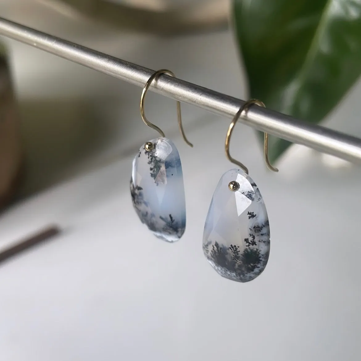 Snow scenes earrings