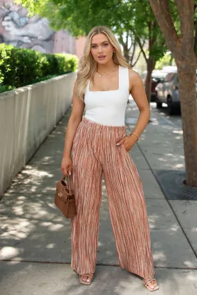 Steve Madden Ansel Multi Wide Leg Pants - FINAL SALE