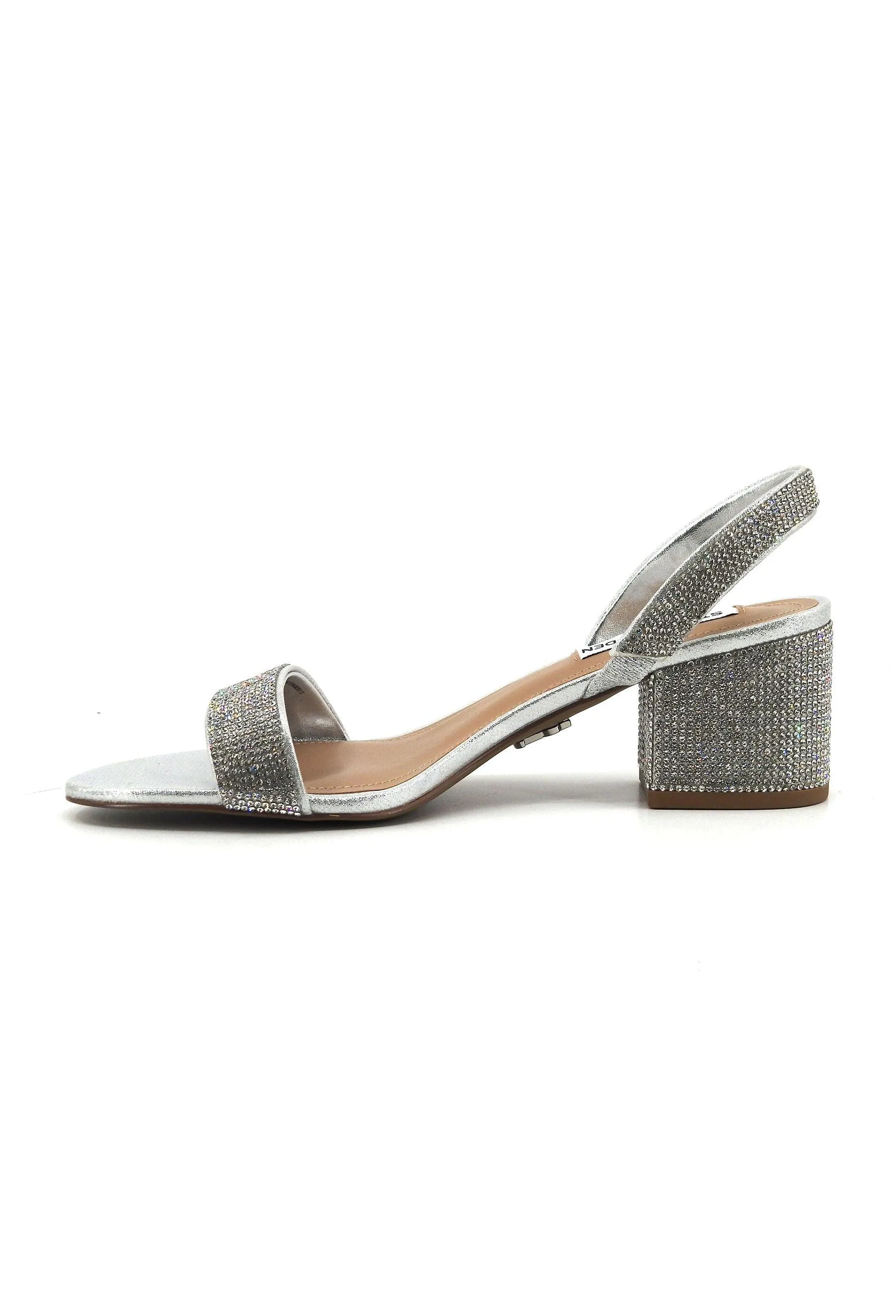 STEVE MADDEN Infused-R Sandalo Donna Crystal Argento INFU04S1