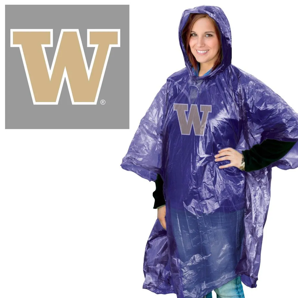 Washington State Huskies Rain Poncho