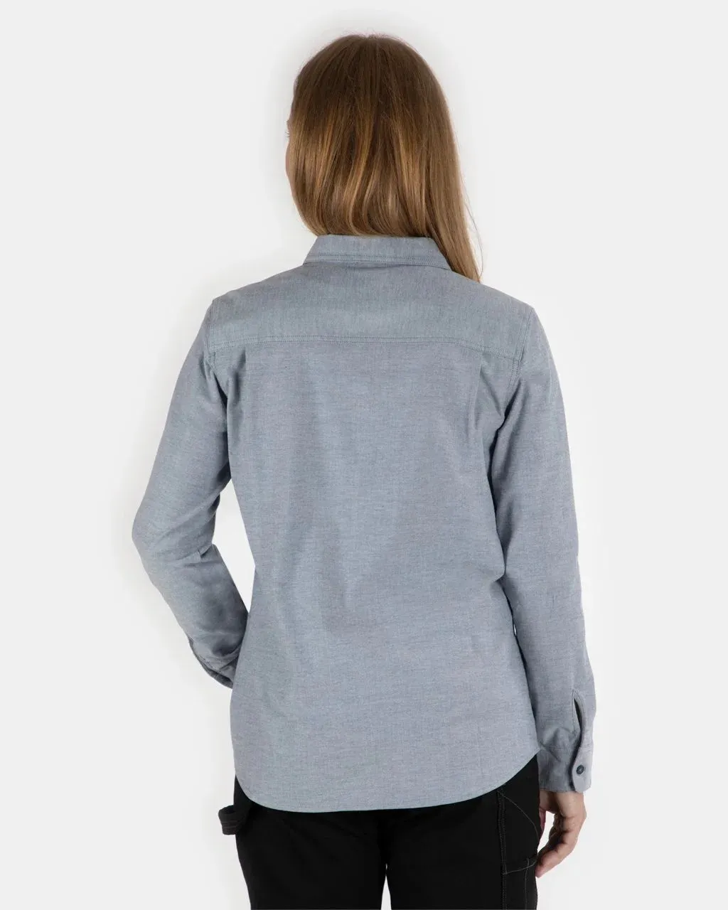 Women's Classic Oxford Long Sleeve Work Shirt