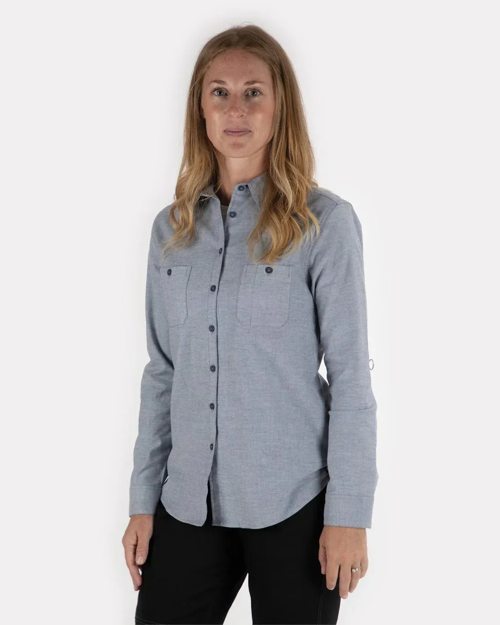 Women's Classic Oxford Long Sleeve Work Shirt