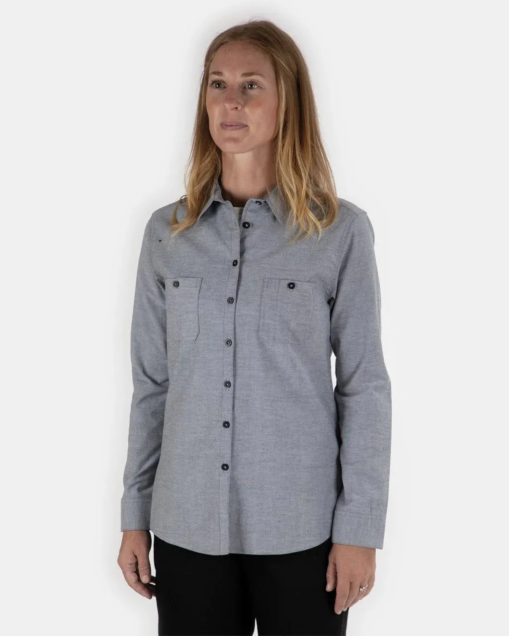 Women's Classic Oxford Long Sleeve Work Shirt