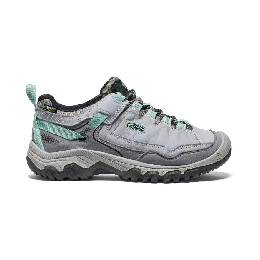 Women's Targhee IV Waterproof Hiking Shoe  |  Alloy/Granite Green